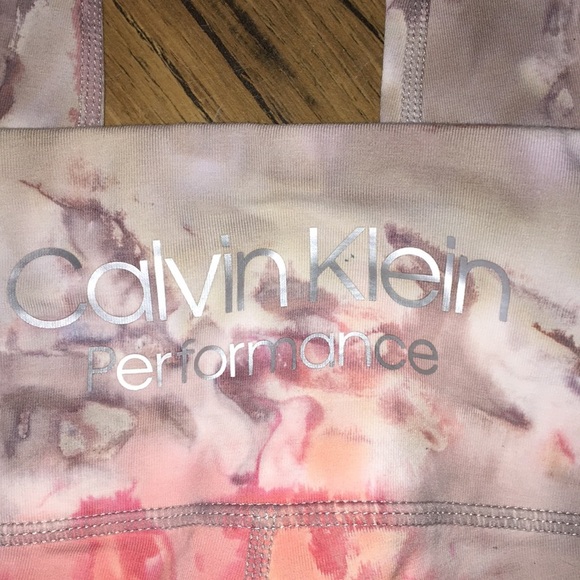 NWT Calvin Klein Performance Tye Died Leggings - Picture 5 of 8